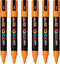 Verfstift Posca PC5M M oranje | 6 stuks