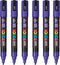 Verfstift posca pc5m m pruisisch blauw | 6 stuks