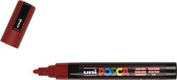 Verfstift posca pc5m m robijnrood