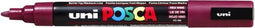 Verfstift posca pc5m m wijnrood | 12 stuks