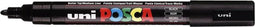 Verfstift Posca PC5M M zwart | 6 stuks