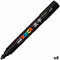 Verfstift Posca PC5M M zwart | 6 stuks