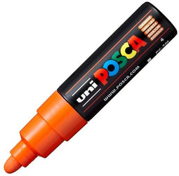 Verfstift posca pc7m b donkeroranje | 6 stuks