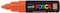 Verfstift posca pc7m b donkeroranje | 6 stuks