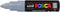 Verfstift posca pc7m b grijs | 6 stuks