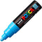 Verfstift posca pc7m b lichtblauw | 6 stuks