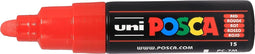 Verfstift posca pc7m b rood