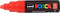 Verfstift posca pc7m b rood