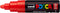 Verfstift posca pc7m b rood