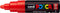 Verfstift posca pc7m b rood