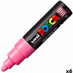Verfstift posca pc7m b roze | 6 stuks
