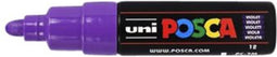 Verfstift Posca PC7M paars | 6 stuks