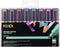 Verfstift posca pc8k b schuin 8st metallic assorti