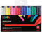 Verfstift posca pc8k b schuin 8st metallic assorti