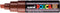 Verfstift posca pc8k b schuin bruin