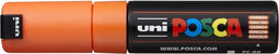 Verfstift posca pc8k b schuin donker oranje
