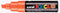 Verfstift posca pc8k b schuin donker oranje