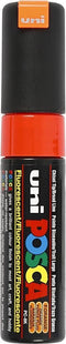 Verfstift posca pc8k b schuin fluor oranje