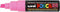 Verfstift posca pc8k b schuin fluor roze