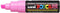 Verfstift posca pc8k b schuin fluor roze