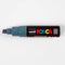 Verfstift posca pc8k b schuin leisteengrijs