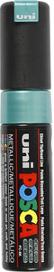 Verfstift posca pc8k b schuin metallic groen