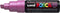 Verfstift posca pc8k b schuin metallic roze