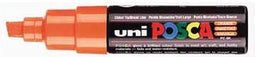 Verfstift posca pc8k b schuin oranje | 6 stuks