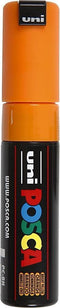 Verfstift posca pc8k b schuin oranje
