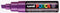 Verfstift posca pc8k b schuin paars