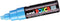 Verfstift posca pc8k b schuin paars