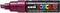 Verfstift posca pc8k b schuin wijnrood