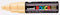 Verfstift posca pc8k b schuin zalmroze