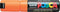 Verfstift posca pc8k b schuin zalmroze