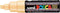 Verfstift posca pc8k b schuin zalmroze