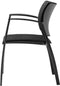 Vergaderstoel 1602 met armleggers Aluminium frame