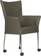 Vergaderstoel Alexia 63CMx59CMx99CM (bdh) Chroom Aqua