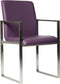 Vergaderstoel Irene 51,5CMx64,5CMx89CM (bdh) RVS Wit