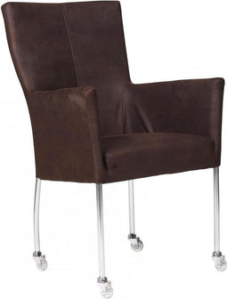 Vergaderstoel Margriet 57CMx63CMx93CM (bdh) Chroom Lever