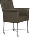 Vergaderstoel Nicolas 65CMx64CMx93CM (bdh) Chroom Mocca