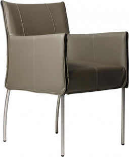 Vergaderstoel Willem 52CMx62CMx84CM (bdh) Chroom Oranje