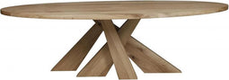 Vergadertafel Boston breed 220CM diep 100CM bladkleur Geolied Eiken