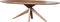 Vergadertafel Colombo breed 200CM diep 100CM bladkleur Leem Matlak