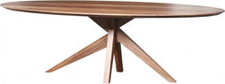 Vergadertafel Colombo breed 200CM diep 115CM bladkleur Geolied Eiken