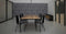 Vergadertafel Cube met zwevend blad 220 cm breed 110 cm diep
