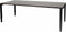 Vergadertafel Domino - 200x100 logan - zwart frame