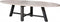 Vergadertafel karachi breed 280cm diep 140cm bladkleur geolied eiken