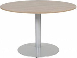 Vergadertafel - Linesto 120 rond Havana Kersen - alu frame
