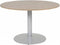 Vergadertafel - Linesto 120 rond Havana Kersen - alu frame