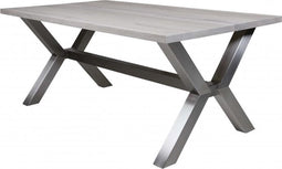 Vergadertafel Osaka breed 220CM bladkleur Blank Matlak